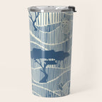 Wildlife Safari Savannah blue Travel Mug Gallery Image 2