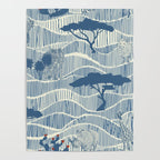 Wildlife Safari Savannah blue Poster Gallery Image 4