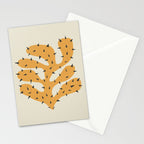 Matisse Inspired Orange Shape Stationery Card Gallery Image 2