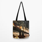 manhattan bridge Tote Bag Gallery Image 2