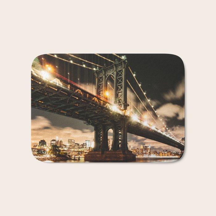 manhattan bridge Bath Mat Gallery Image 1