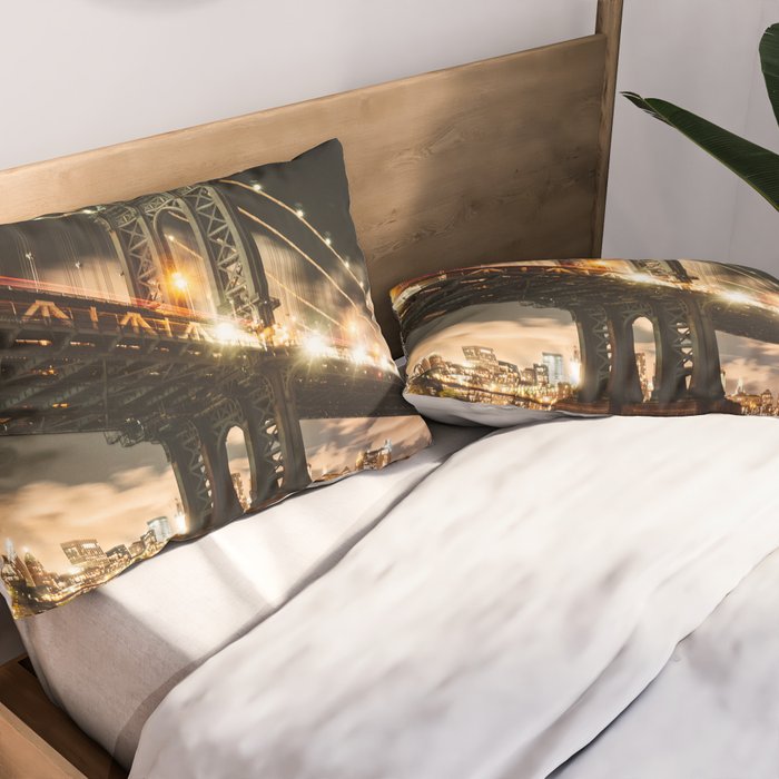 manhattan bridge Pillow Sham Gallery Image 2