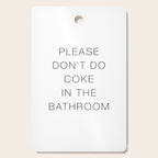 Please Don't Do In The Bathroom Cutting Board Gallery Image 1
