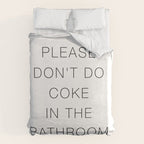 Please Don't Do In The Bathroom Duvet Cover Gallery Image 6
