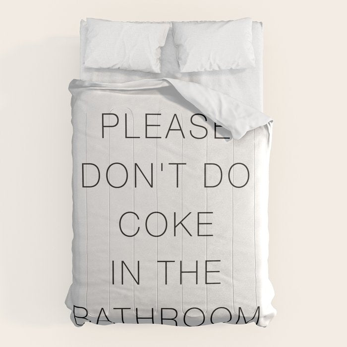 Please Don't Do In The Bathroom Comforter Gallery Image 6
