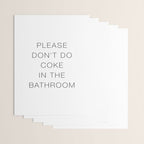 Please Don't Do In The Bathroom Wrapping Paper Gallery Image 3