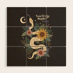 Year of the Snake 2025 - Black Wood Wall Art Gallery Image 1