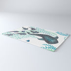 Whale Shark Pod Voyage Ocean Print Rug Gallery Image 3