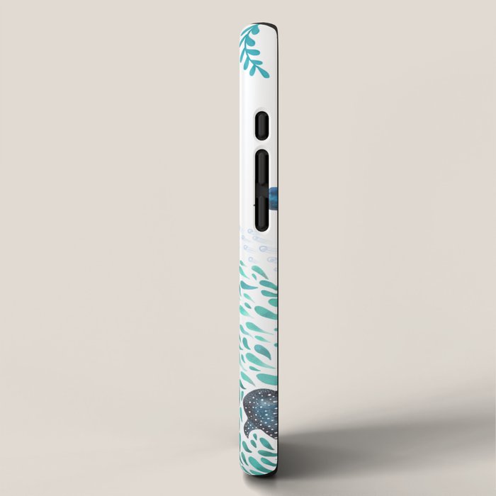 Whale Shark Pod Voyage Ocean Print iPhone Case Gallery Image 2