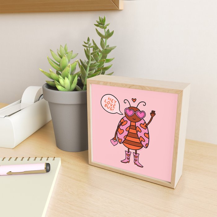 Love Bug Mini Art Print Gallery Image 2