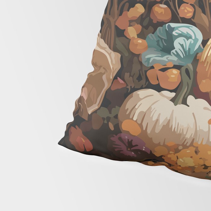 Patchwork of Autumn Pumpkin Art Pillow Sham Gallery Image 4