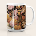Patchwork of Autumn Pumpkin Art Coffee Mug Gallery Image 2