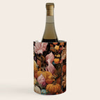 Patchwork of Autumn Pumpkin Art Wine Chiller Gallery Image 3