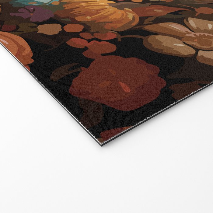 Patchwork of Autumn Pumpkin Art Welcome Mat Gallery Image 2