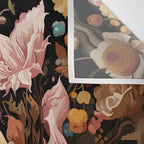 Patchwork of Autumn Pumpkin Art Wall Tapestry Gallery Image 3