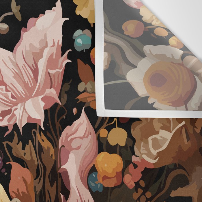 Patchwork of Autumn Pumpkin Art Wall Tapestry Gallery Image 3