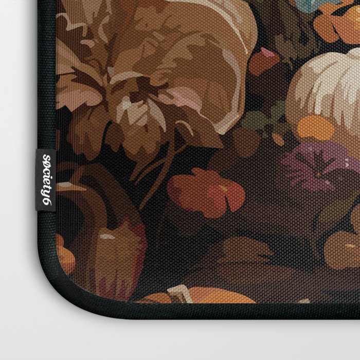 Patchwork of Autumn Pumpkin Art Laptop Sleeve Gallery Image 3