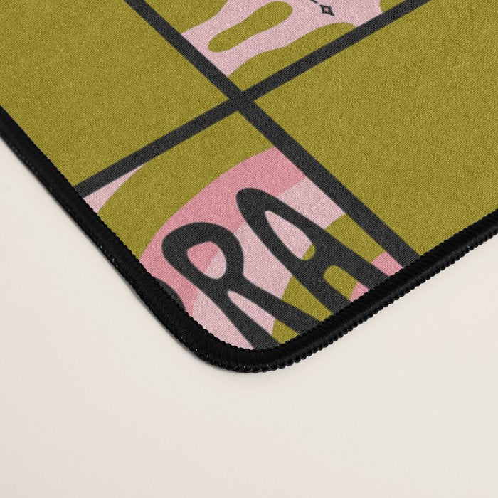 Libra Checkered Print Desk Mat Gallery Image 4