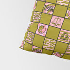 Libra Checkered Print Pillow Sham Gallery Image 4