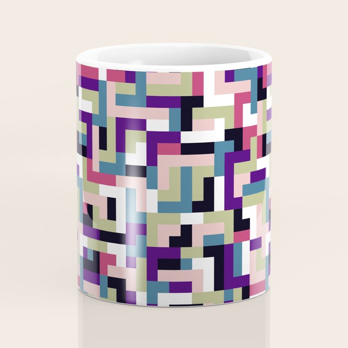 Boho M Tetris PTT Coffee Mug Gallery Image 4