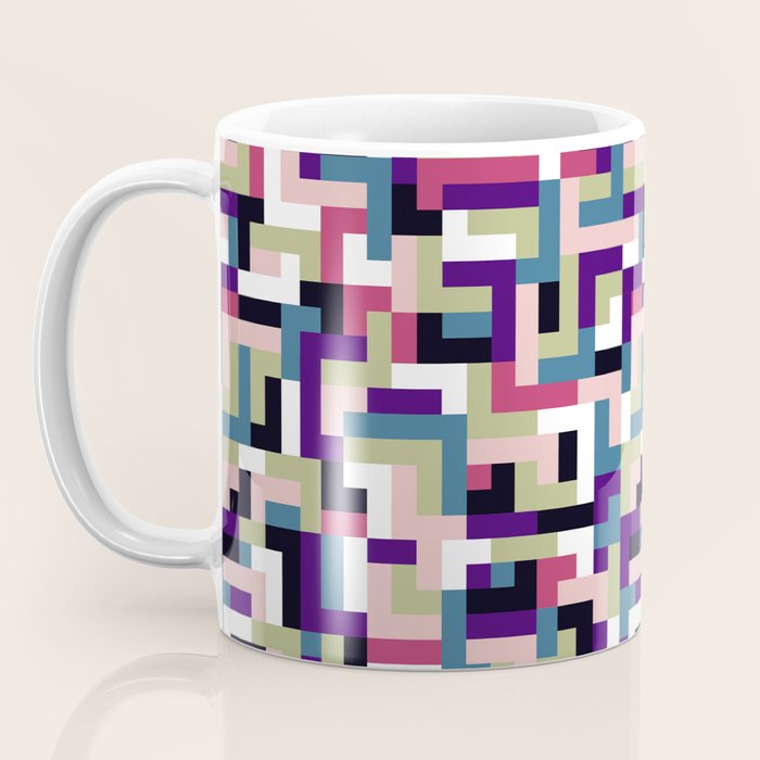 Boho M Tetris PTT Coffee Mug Gallery Image 3