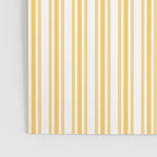 Trendy Large Yellow Butter French Mattress Ticking Double Stripes Poster Gallery Image 3