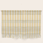 Trendy Large Yellow Butter French Mattress Ticking Double Stripes Wall Hanging Gallery Image 1