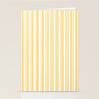 Trendy Large Yellow Butter French Mattress Ticking Double Stripes Stationery Card Gallery Image 2
