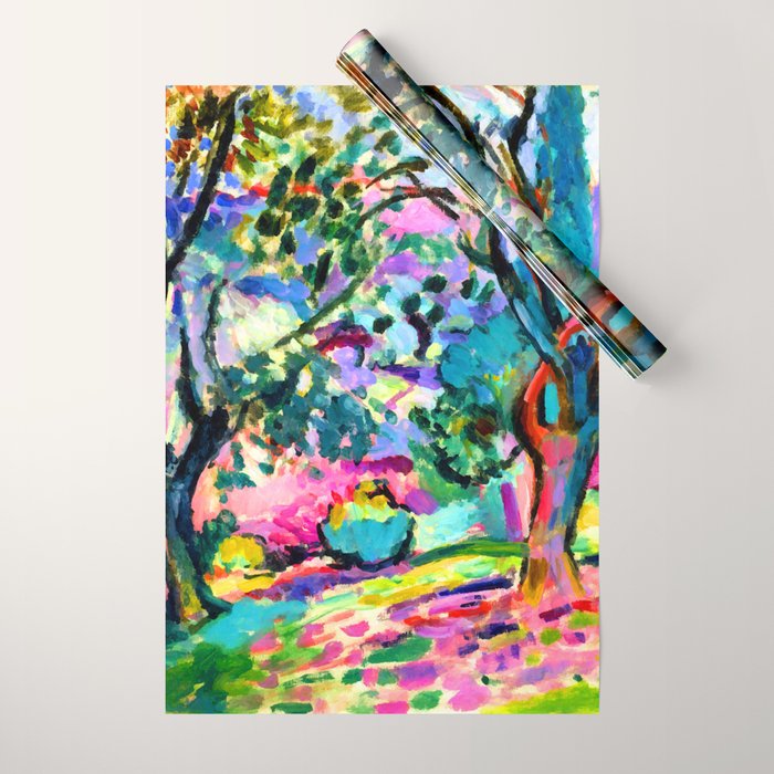 Henri Matisse Olive Trees at Collioure Wrapping Paper Gallery Image 1