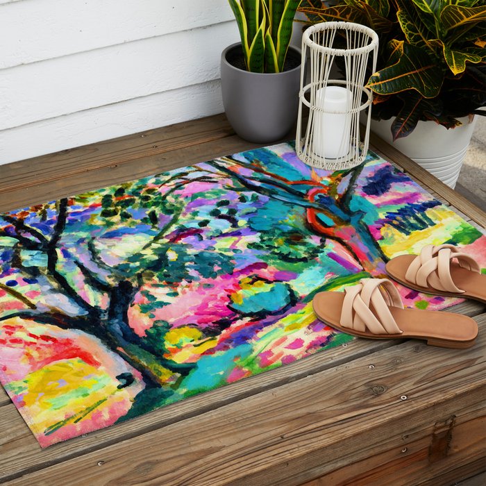 Henri Matisse Olive Trees at Collioure Outdoor Rug Gallery Image 2