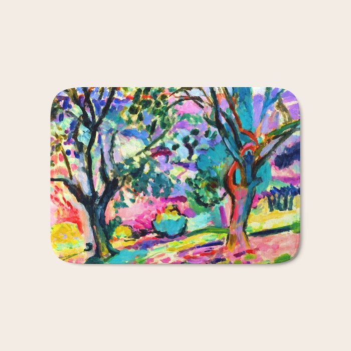 Henri Matisse Olive Trees at Collioure Bath Mat Gallery Image 1