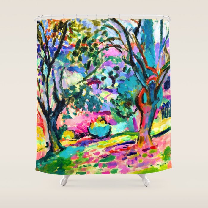 Henri Matisse Olive Trees at Collioure Shower Curtain Gallery Image 1