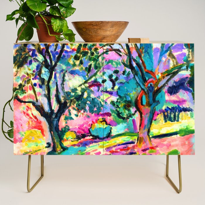 Henri Matisse Olive Trees at Collioure Credenza Gallery Image 1