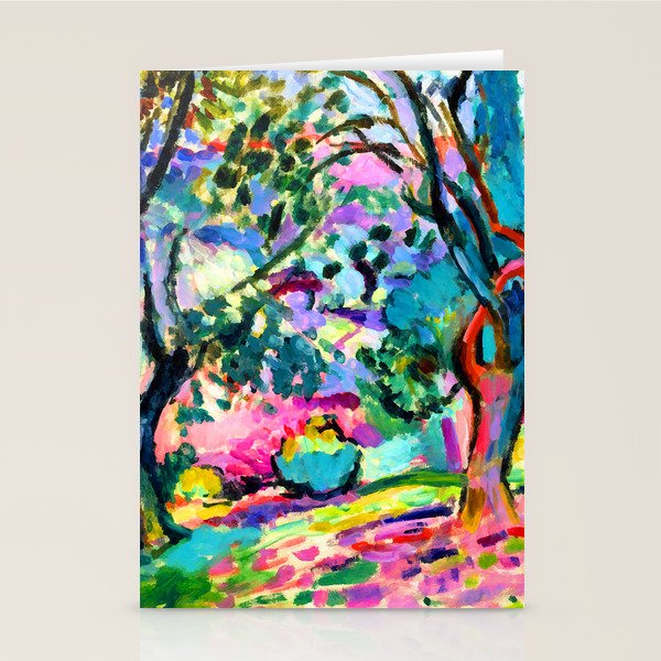 Henri Matisse Olive Trees at Collioure Stationery Card Gallery Image 1