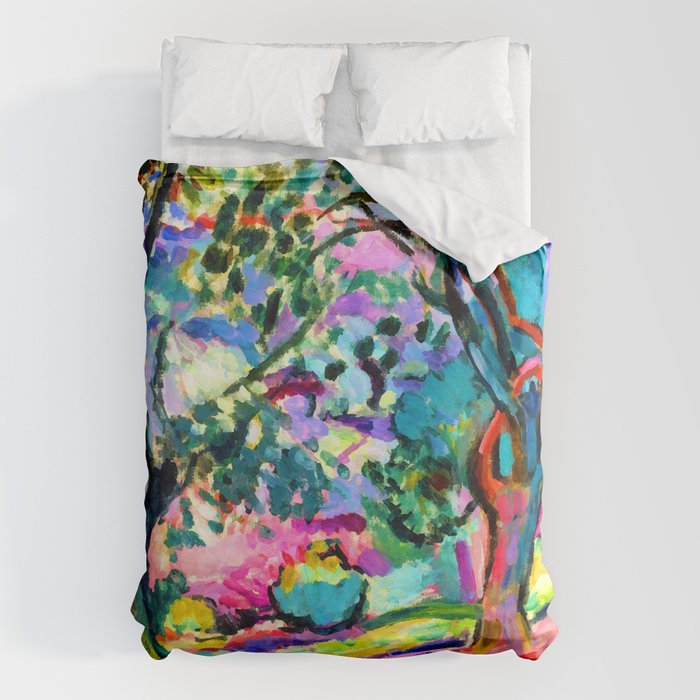 Henri Matisse Olive Trees at Collioure Duvet Cover Gallery Image 6
