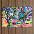 Henri Matisse Olive Trees at Collioure Outdoor Rug Gallery Image 1