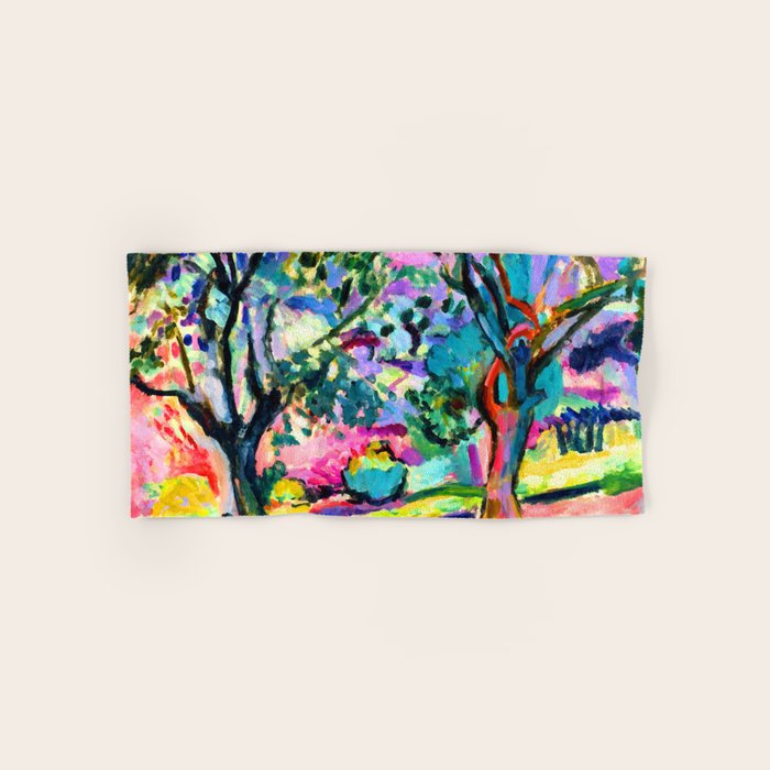 Henri Matisse Olive Trees at Collioure Bath Towel Gallery Image 1