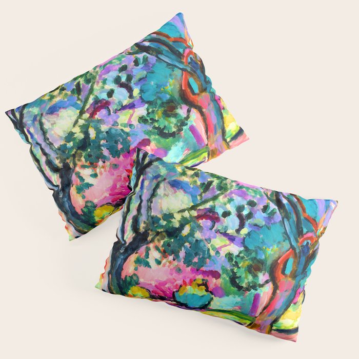 Henri Matisse Olive Trees at Collioure Pillow Sham Gallery Image 1