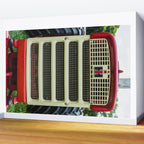 International Grill Red Tractor Front  Wall Mural Gallery Image 2