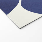 Abstract-botanical 16 blue Welcome Mat Gallery Image 2