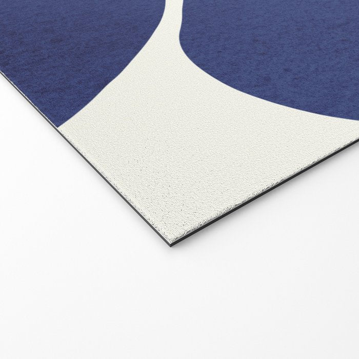 Abstract-botanical 16 blue Welcome Mat Gallery Image 2