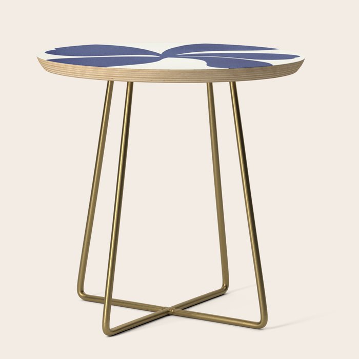 Abstract-botanical 16 blue Side Table Gallery Image 1