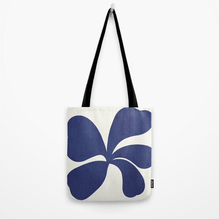 Abstract-botanical 16 blue Tote Bag Gallery Image 2