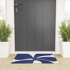 Abstract-botanical 16 blue Welcome Mat Gallery Image 3