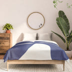 Abstract-botanical 16 blue Comforter Gallery Image 3