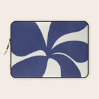 Abstract-botanical 16 blue Laptop Sleeve Gallery Image 1