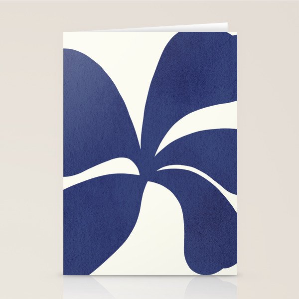 Abstract-botanical 16 blue Stationery Card Gallery Image 2