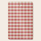 Cozy Gingham in Pink Cutting Board Gallery Image 1