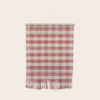 Cozy Gingham in Pink Wall Hanging Gallery Image 1