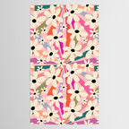 Retro Psychedelic Daisy Flower - Rainbow Color Tablecloth Gallery Image 2